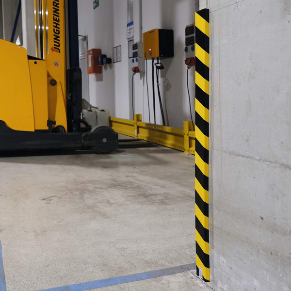Profilo paracolpi S18 - per superfici - giallo/nero - Durable