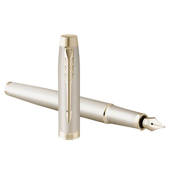 Penna stilografica IM Monochrome - punta M - champagne - Parker