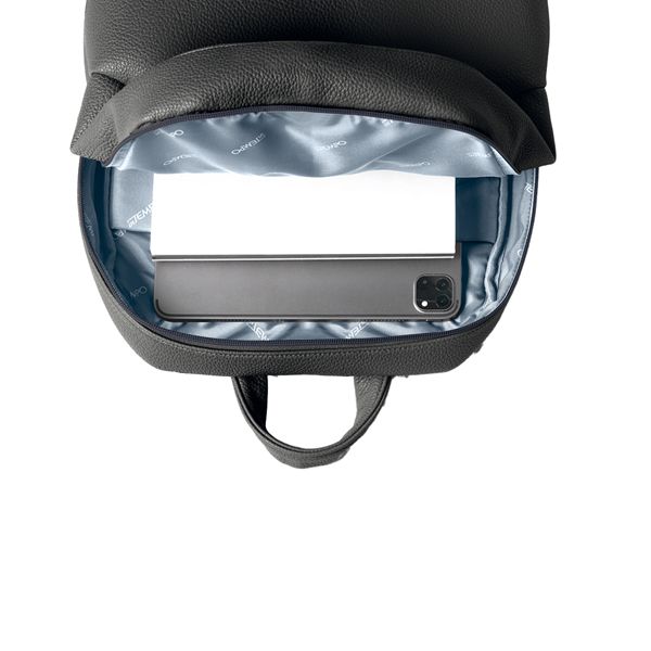 Zaino piccolo Gate Trended - 30 x 38 x 13 cm - ecopelle - blu - InTempo