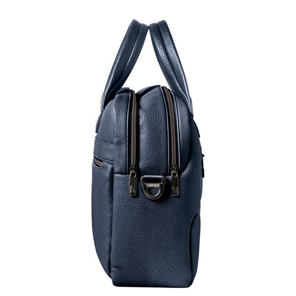 Borsa Gate Trended - con manici - 41 x 30 x 15 cm - ecopelle - blu - InTempo