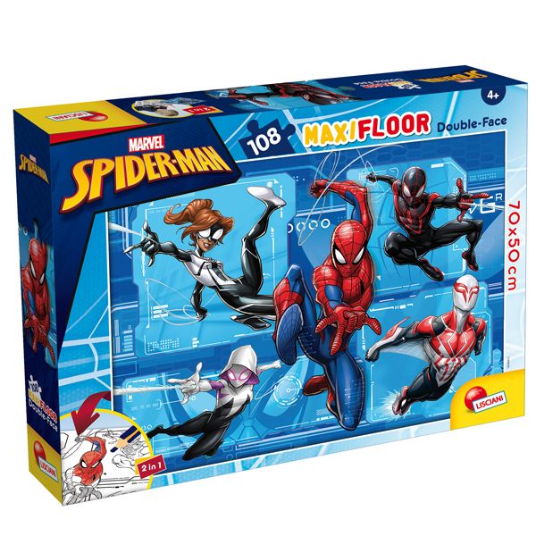 Puzzle maxi - Marvel ''Spiderman'' - 108 pezzi - Lisciani
