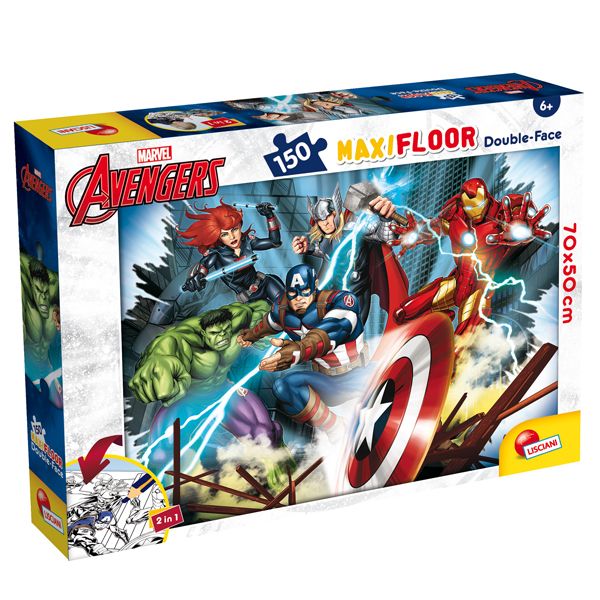 Puzzle maxi - Marvel ''Avengers'' - 150 pezzi - Lisciani