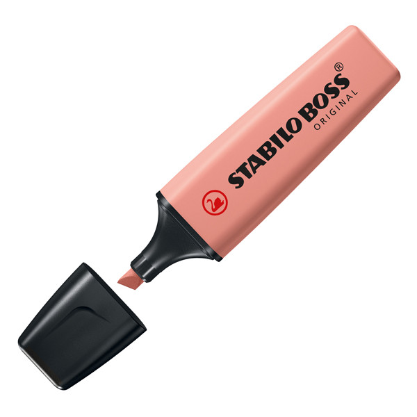 Evidenziatore Stabilo Boss NatureColors - tratto 2 + 5 mm - colori assortiti - Stabilo - astuccio 6 pezzi