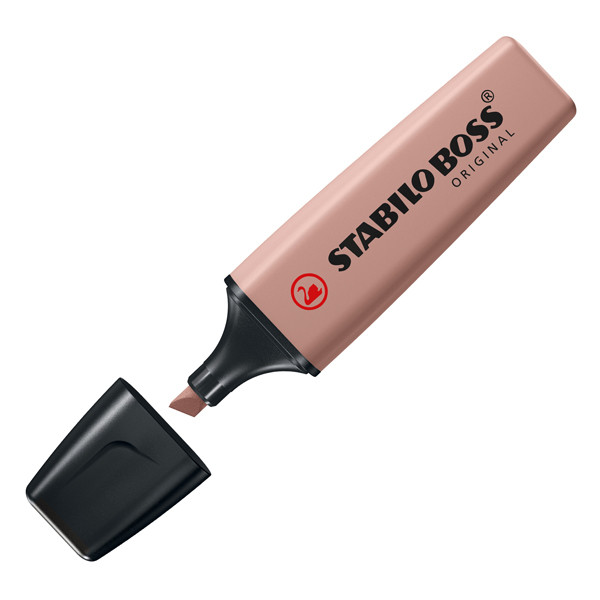 Evidenziatore Stabilo Boss NatureColors - tratto 2 + 5 mm - colori assortiti - Stabilo - astuccio 6 pezzi
