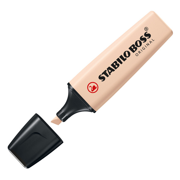 Evidenziatore Stabilo Boss NatureColors - punta a scalpello - colori assortiti - Stabilo - astuccio 8 pezzi