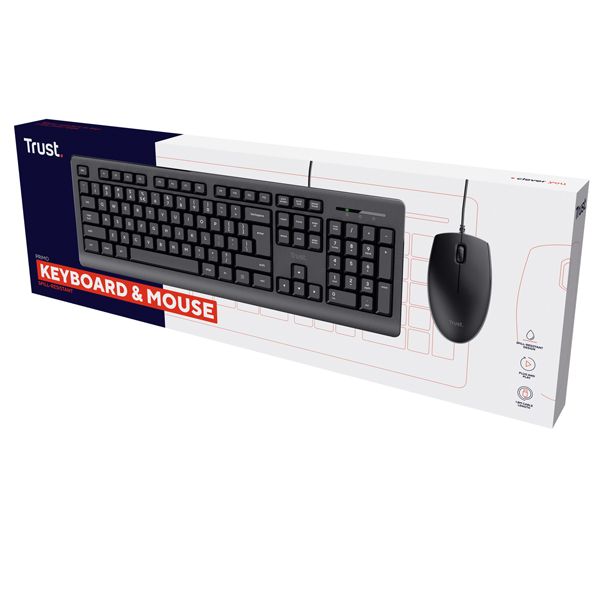 Set tastiera + Mouse a filo Primo -Trust
