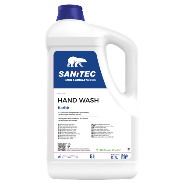Sapone liquido Hand Wash - 5 L - karit&eacute; - Sanitec