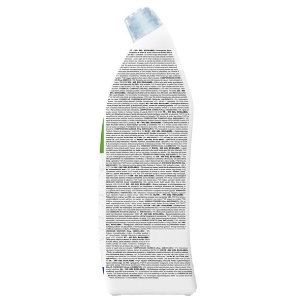Detergente disincrostante WC Gel Greenpower - 700 ml - Sanitec