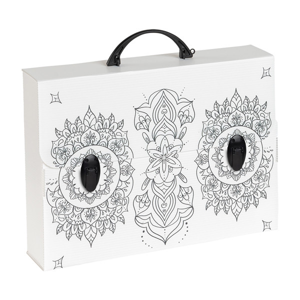 Valigetta polionda Smart - 27 x 37,5 cm - dorso 8 cm - fantasie assortite - Favorit