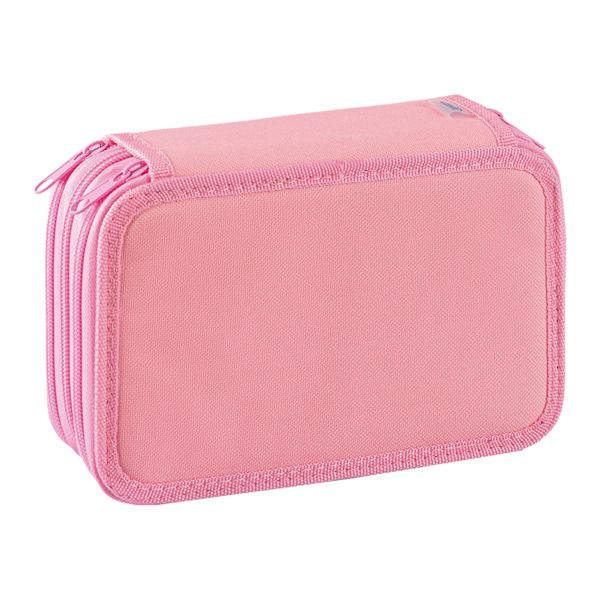 Astuccio 3 Zip Neon Pastel - 13 x 20 x 7,5 cm - colori assortiti - Favorit