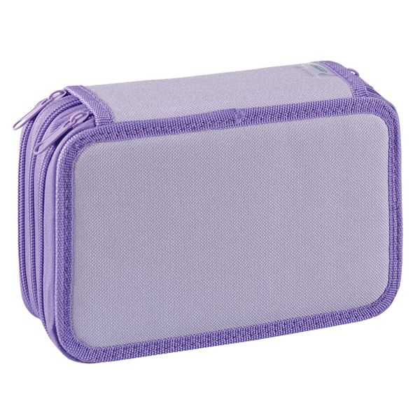 Astuccio 3 Zip Neon Pastel - 13 x 20 x 7,5 cm - colori assortiti - Favorit