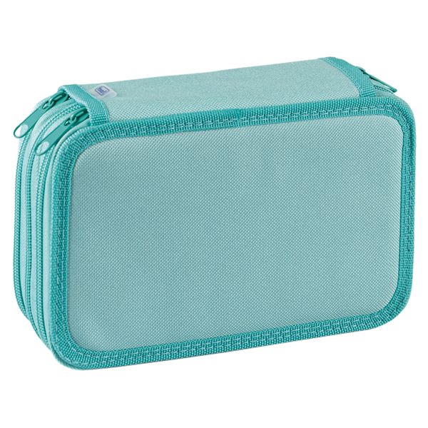 Astuccio 3 Zip Neon Pastel - 13 x 20 x 7,5 cm - colori assortiti - Favorit