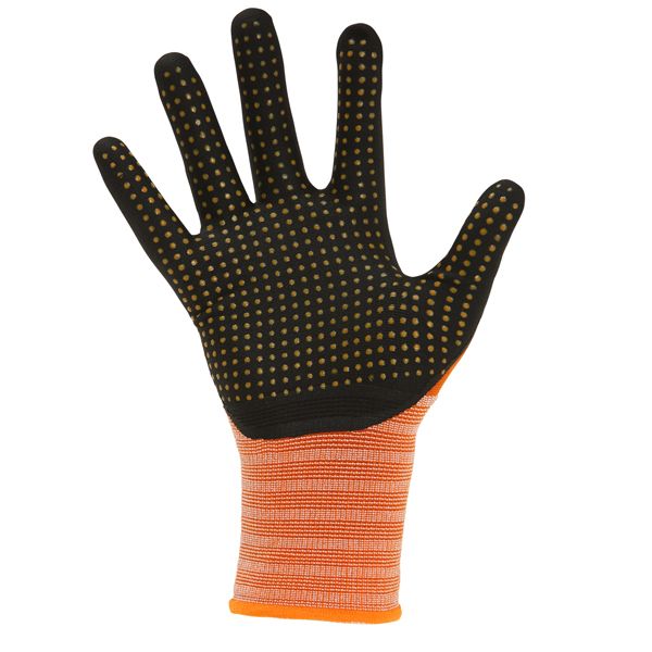 Guanti mechanical Safety Palmpro Xtraflex Prime 213 - taglia L - arancione/nero - Icoguanti