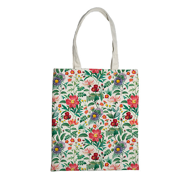 Shopper Nature Flowers - 42x38,5 cm - eco cotone - fantasie assortite - Pigna