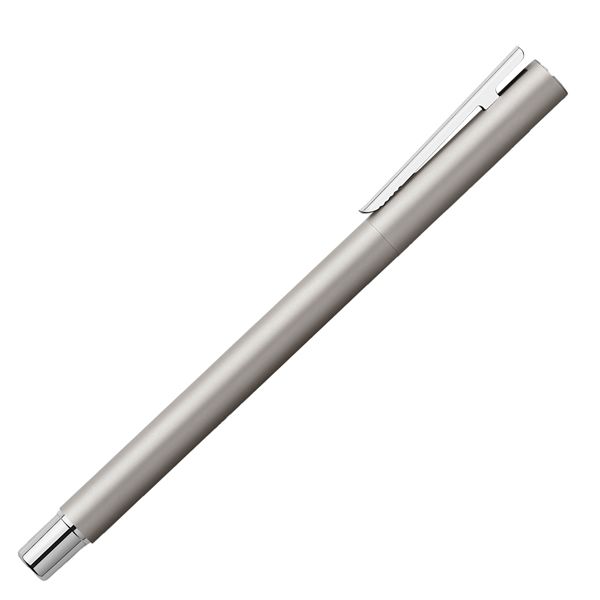 Penna roller Neo slim - punta 0,7 mm - fusto acciaio - Faber-Castell