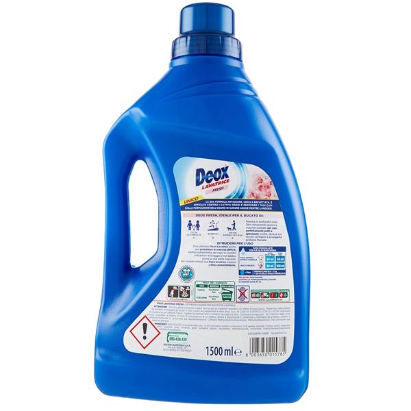 Detersivo lavatrice Deox Fresh - 1050 ml - Deox