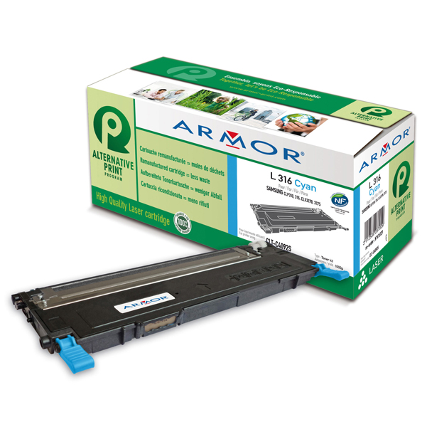 Armor - Toner per Hp/Samsung - Ciano - CLT-C4092S - 1.000 pag
