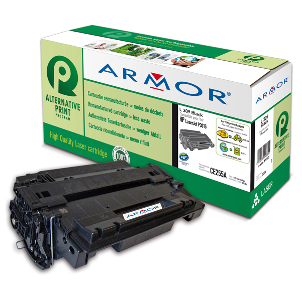 Armor - Toner per Hp - Nero - CE255A - 6.000 pag