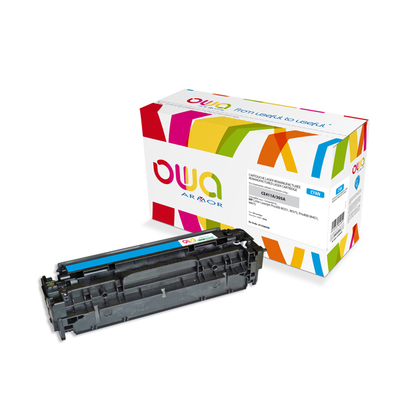 Armor - Toner per Hp - Ciano - CE411A - 2.600 pag