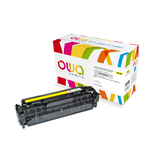 Armor - Toner per Hp - Giallo - CE413A - 2.600 pag