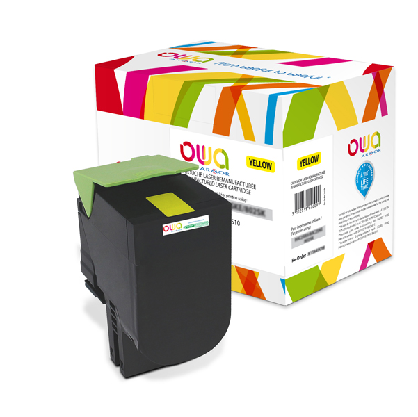 Armor - Toner per Lexmark - Giallo - 80C2HY0 - 3.000 pag