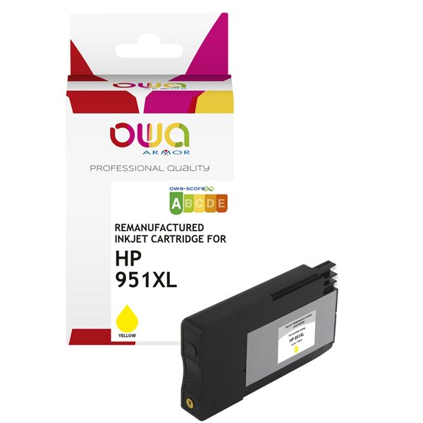 Armor Cartuccia Compatibile Giallo per Hp 951XL