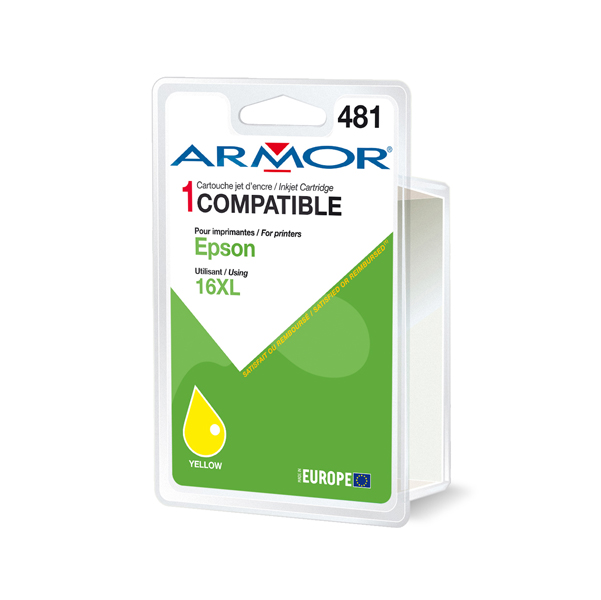 Armor - Cartuccia per Epson - Giallo - T163440 (XL) - 8,5 ml