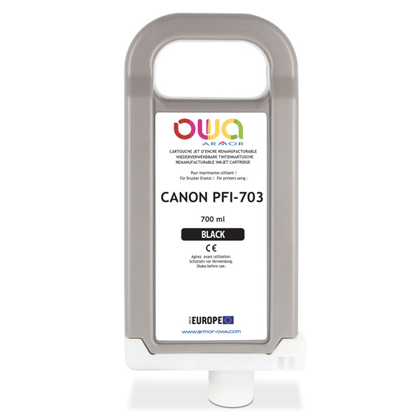 Armor - Cartuccia per Canon PFI-703 - Nero - 700ml