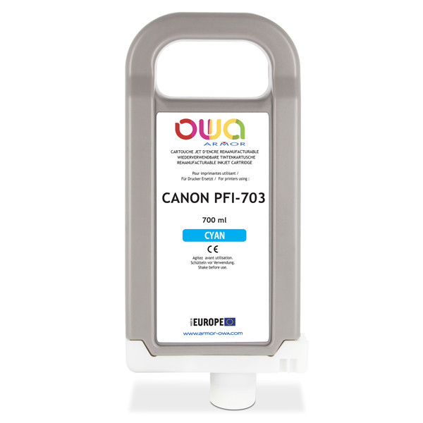 Armor - Cartuccia per Canon PFI-703 - Ciano - 700ml