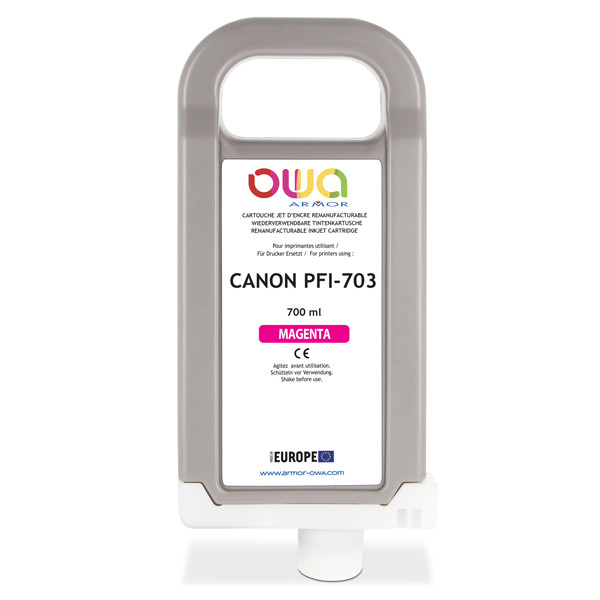 Armor - Cartuccia per Canon PFI-703 - Magenta - 700ml