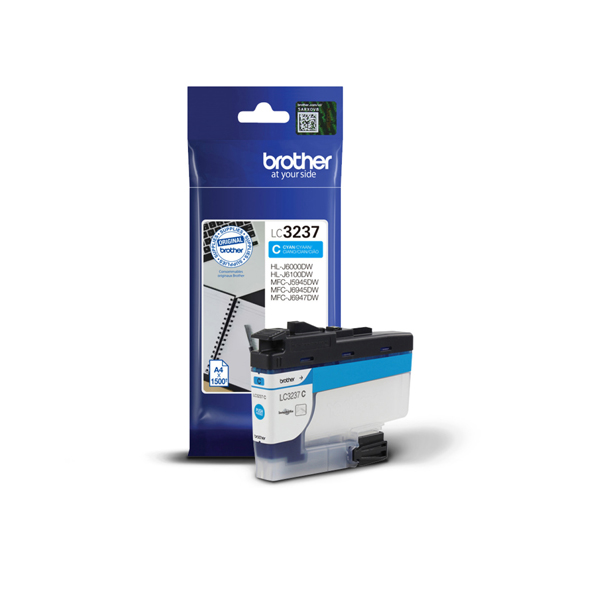 Brother - Cartuccia - Ciano - LC3237C - 1500 pag