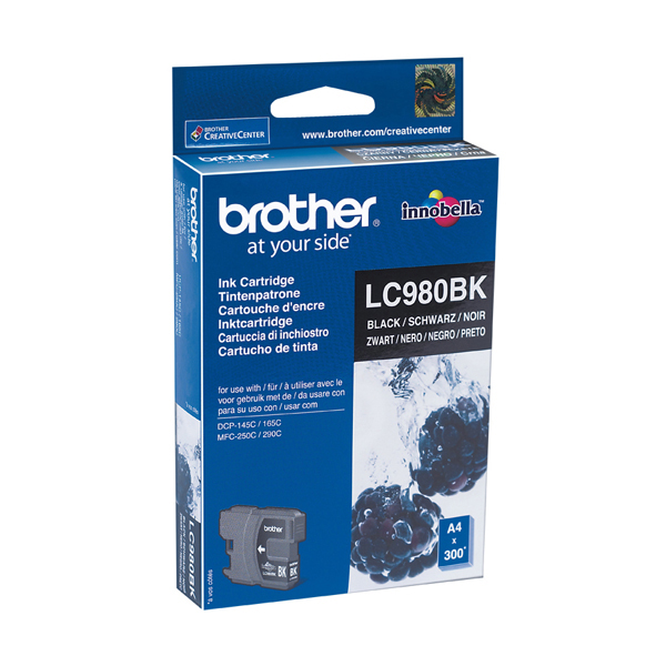 Brother - Cartuccia - Nero - LC980BK - 300 pag