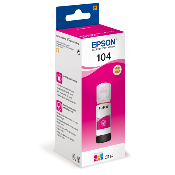 Epson - Tanica - 104 - Magenta - C13T00P340 - 65ml