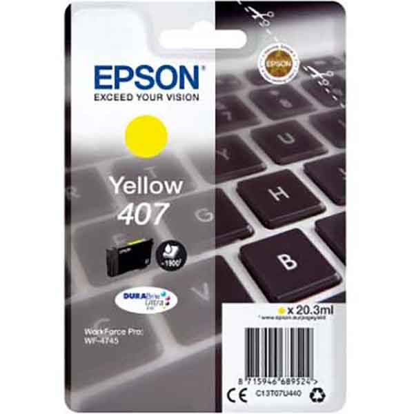 Epson - Cartuccia Ink - Giallo - T9452 XL - C13T07U440 - 38,1 ml