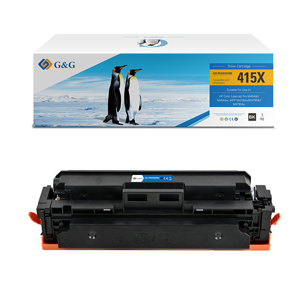 GG - Toner compatibile per Hp Color LaserJet Enterprise Flow M681z/ M681dh/ M681f - Nero - 7.500 pag