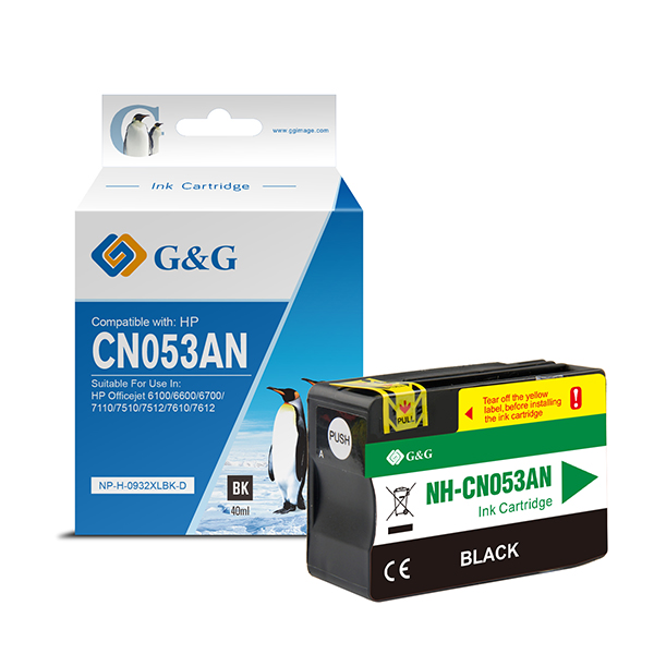 GG - Cartuccia ink Compatibile per HP Officejet 6100/6600/6701 - Nero