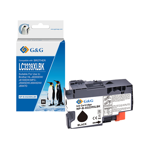 GG - Cartuccia ink Compatibile per Brother HL-J6000DW/J6100DWMFC-J5945DW - Nero