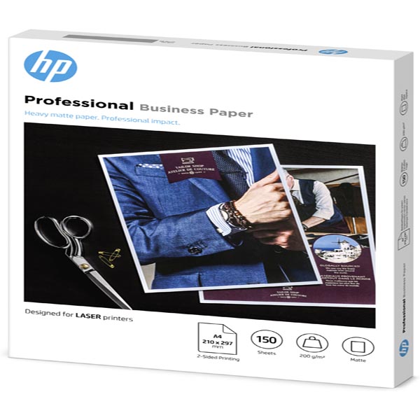 Hp - Confezione da 150 fogli carta fotografica HP opaca professionale A4/210 x 297 mm - 7MV80A