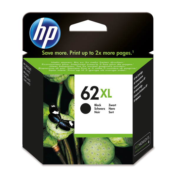 Hp - Cartuccia ink - 62XL - Nero - C2P05AE - 600 pag