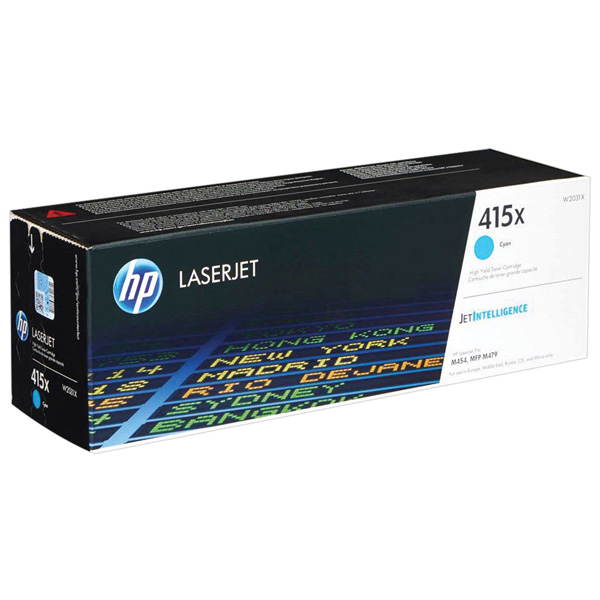 Hp - Toner - 415X - Ciano - W2031X - 6.000 pag