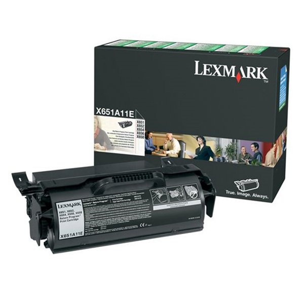 Lexmark - Toner - Nero - X651A11E - return program - 32.000 pag
