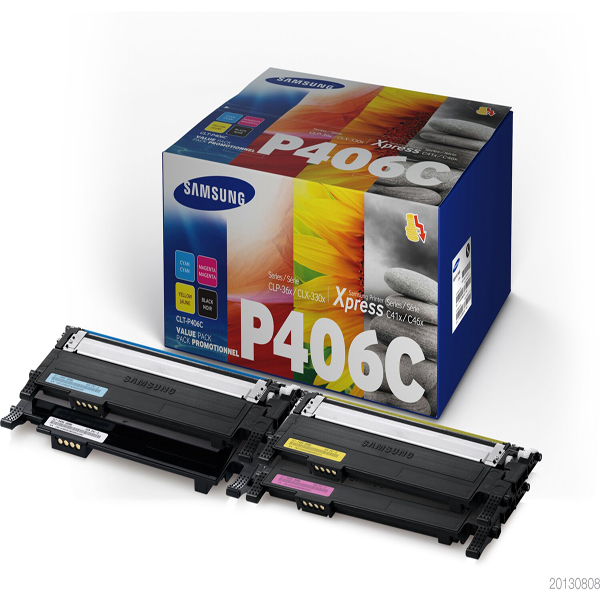 Hp/Samsung - Multipack 4 Toner - C/M/Y/K - CLTP406C/ELS