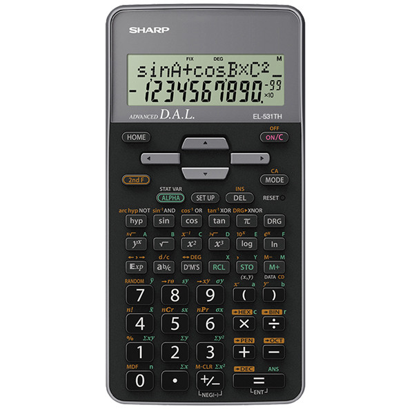 Sharp - Calcolatrice scientifica - Grigio - EL531THBGY