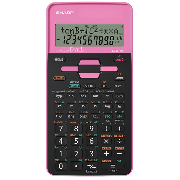 Sharp - Calcolatrice scientifica - Rosa - EL531THBPK