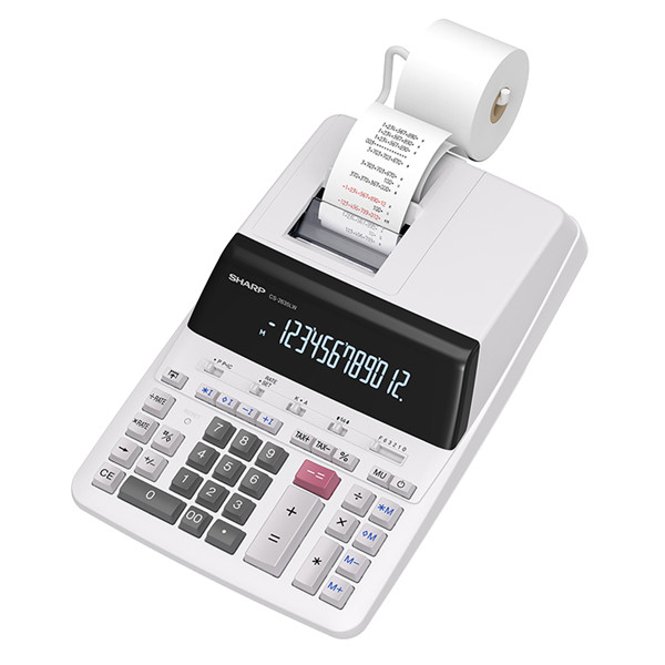 Sharp - Calcolatrice scrivente CS 2635LW - 12 cifre - CS2635LW