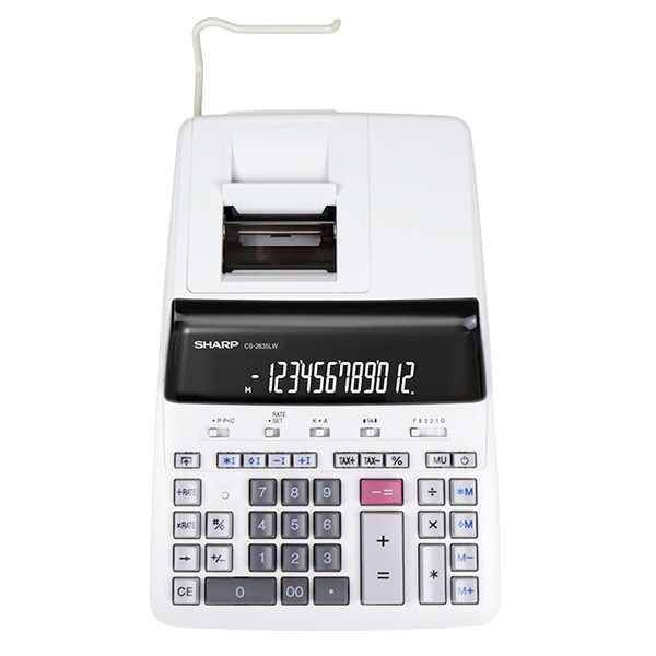 Sharp - Calcolatrice scrivente CS 2635LW - 12 cifre - CS2635LW