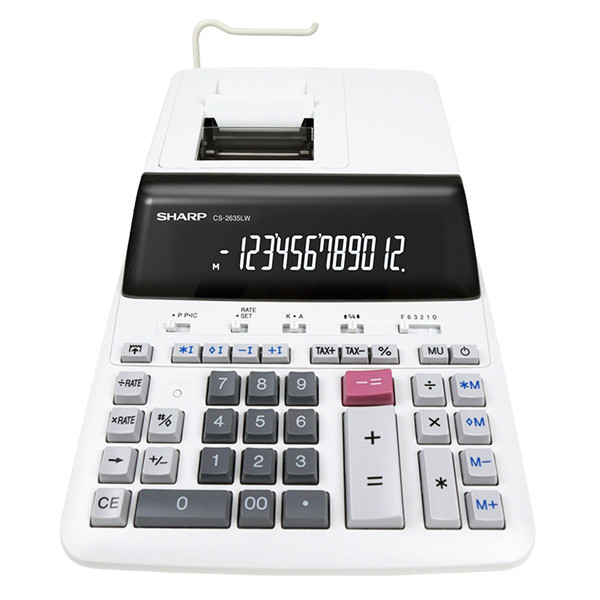 Sharp - Calcolatrice scrivente CS 2635LW - 12 cifre - CS2635LW