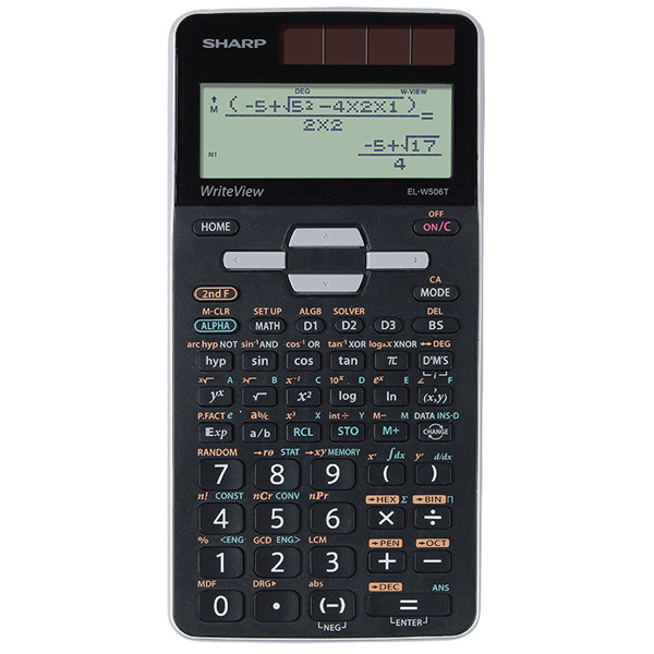 Sharp - Calcolatrice Scientifica EL-W506T - Argento - ELW506TBSL