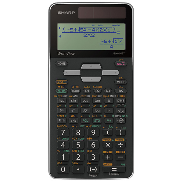 Sharp - Calcolatrice Scientifica EL-W506T - Grigio - ELW506TGY