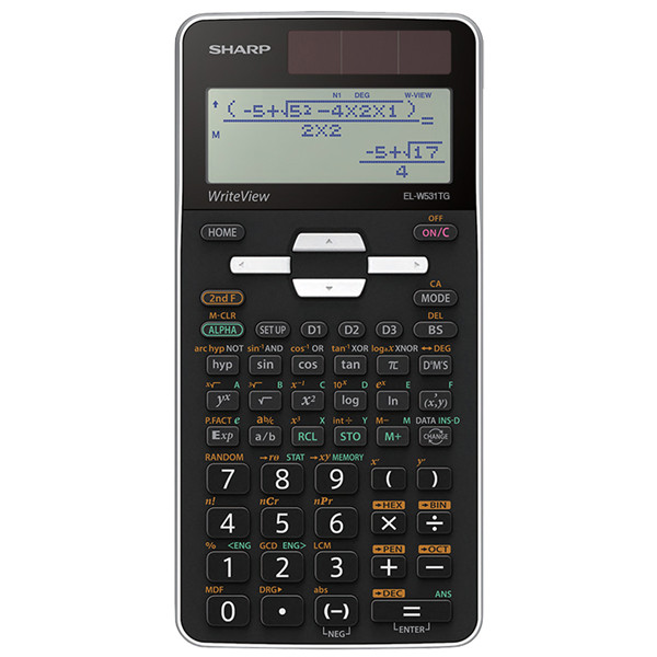 Sharp - Calcolatrice Scientifica EL-W531TG - Bianco - ELW531TGBWH